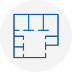 Floor space icon